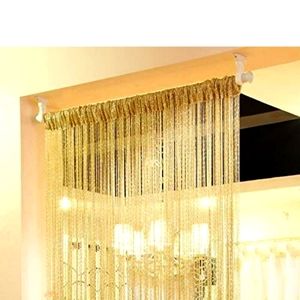Vintage gold curtain beads. 5×12 ft long. Two panel's.